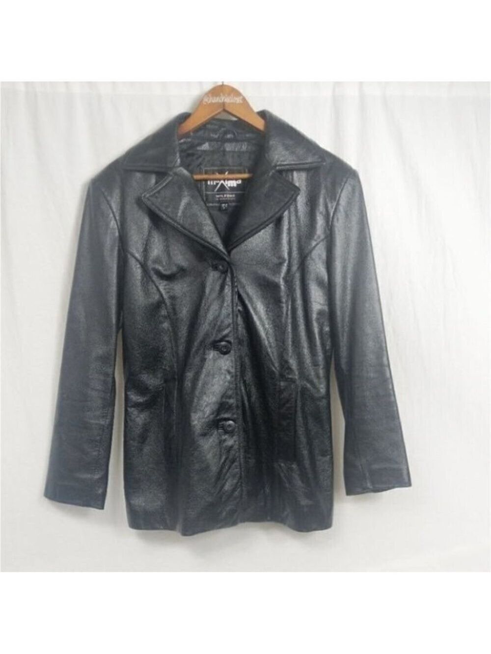 Wilsons Leather Maxima Black Leather Jacket M